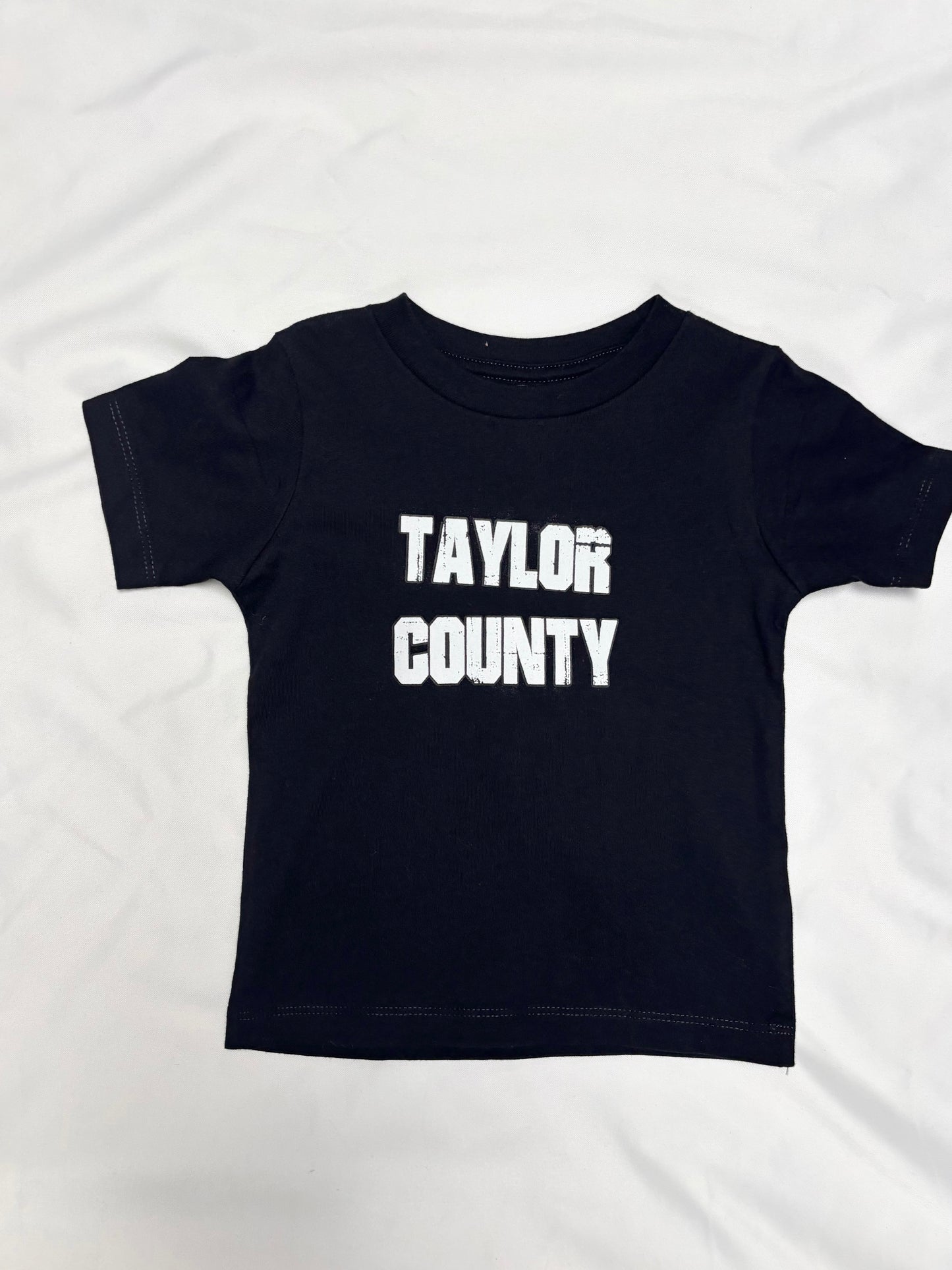 Toddler Black Taylor County Tee