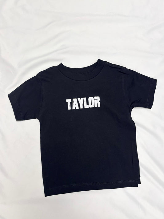 Toddler Black Taylor Tee