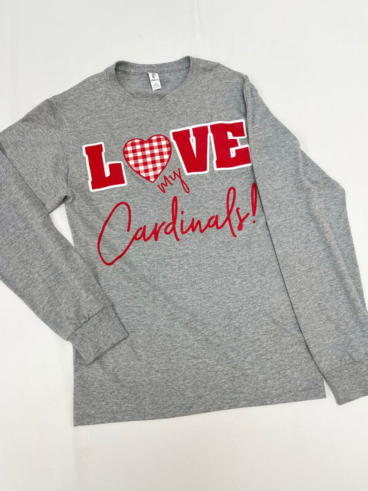 Love My Cardinals Long Sleeve