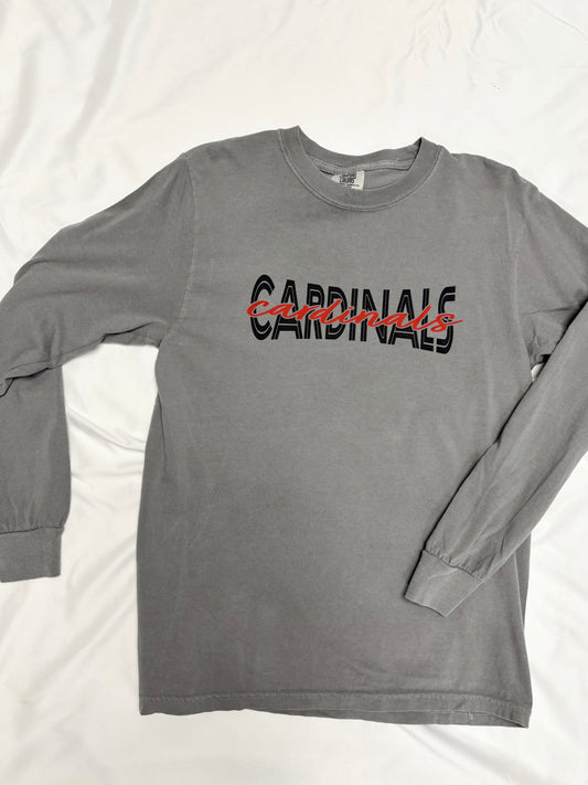 Cardinals Long Sleeve Comfort Colors Tee